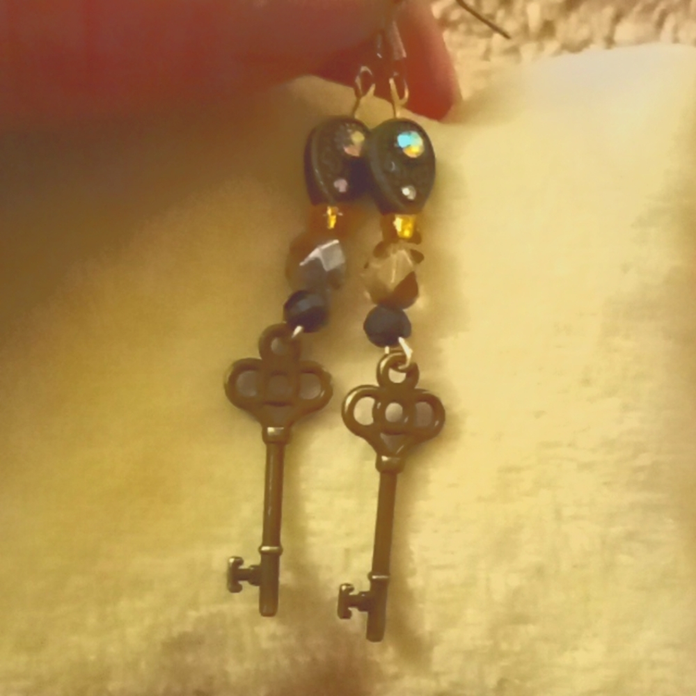 Handmade beaded earrings